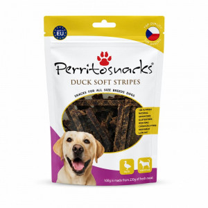 Perrito Soft Stripes Duck gaļas gardums suņiem ar pīli 100 g
